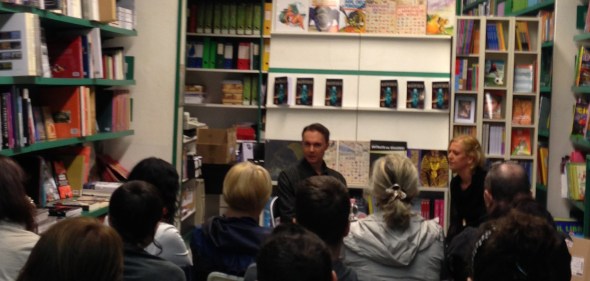 Un momento della discussione. Un Aegy gratis a chi indovina di cosa stavo parlando! :)